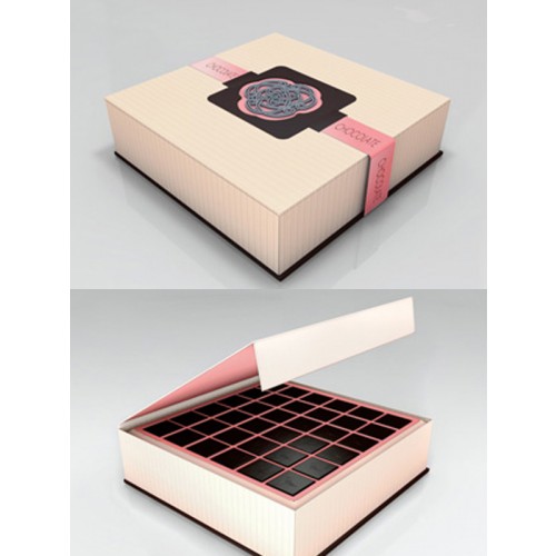 Dark chocolate gift box - Luxury Invites