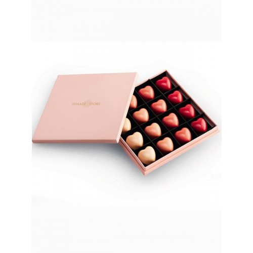 Chic pink chocolate gift box
