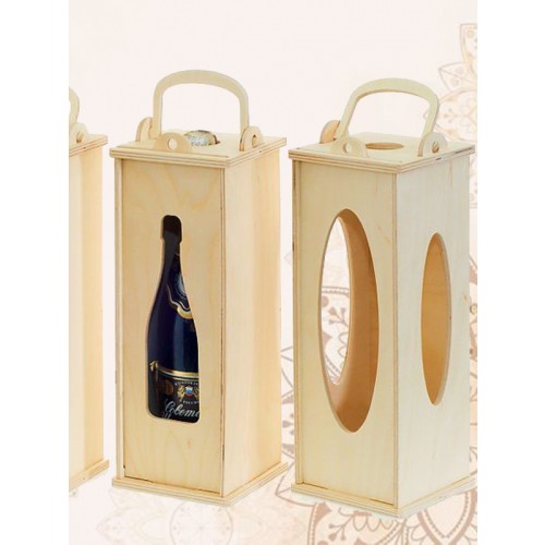 wooden wine packaging