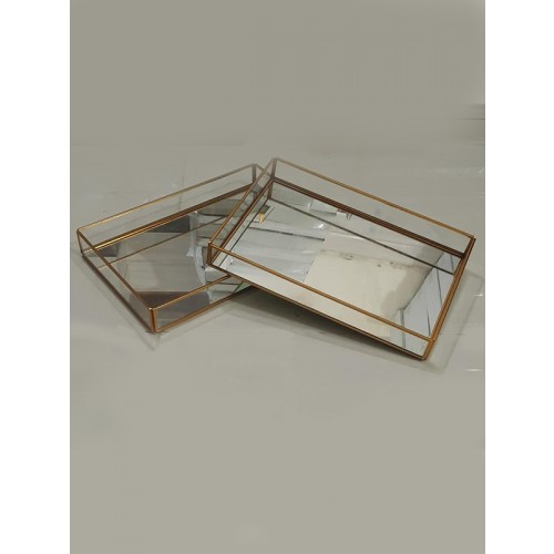 Rectangle Glass/Mirror Tray 